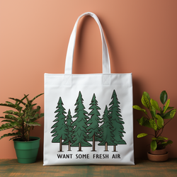 Want Some Fresh Air Canvas Bag