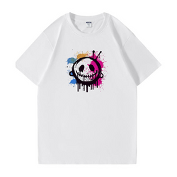 Splash Smiley Vibe Cotton Tee