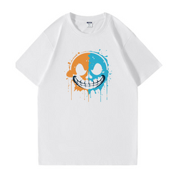 Splash Smiley Vibe Cotton Tee