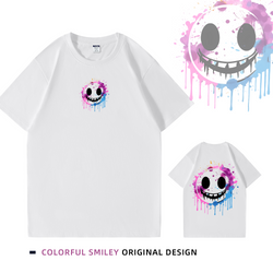 Splash Smiley Vibe Cotton Tee