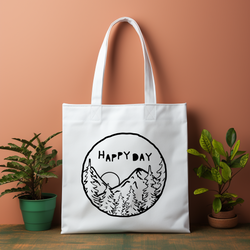 Happy Day Canvas Bag