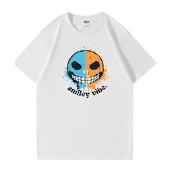 Splash Smiley Vibe Cotton Tee