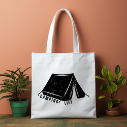 Camping Life Canvas Bag