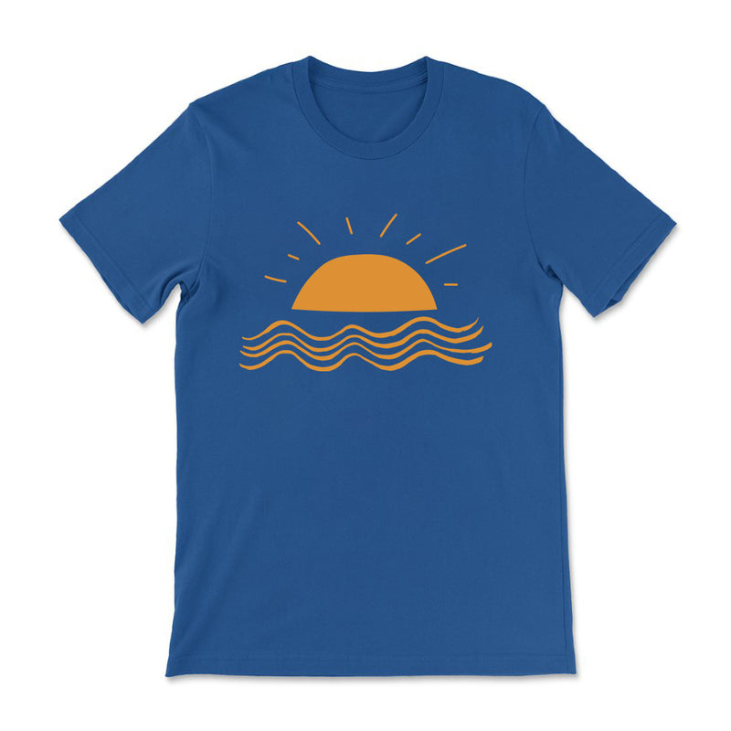 Beach Sunset Cotton Tee