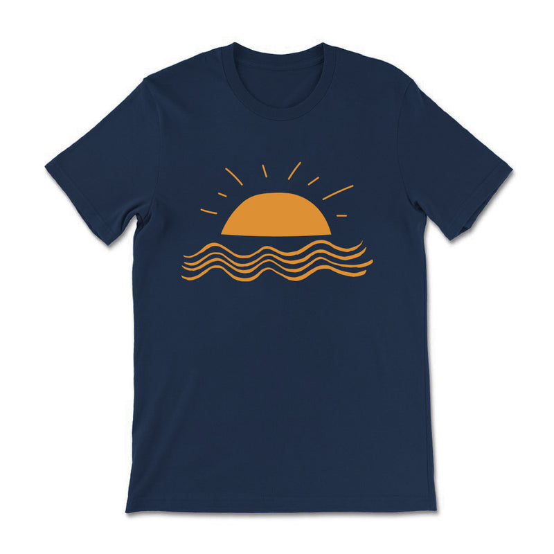 Beach Sunset Cotton Tee