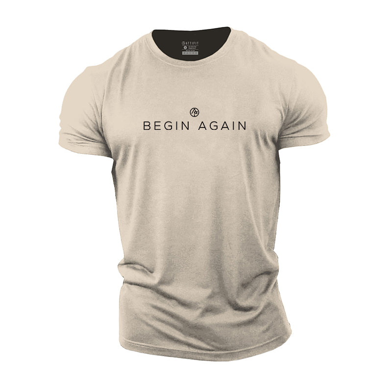 Begin Again Cotton T-Shirts