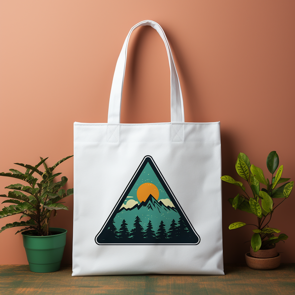 Protect Nature Warning Canvas Bag