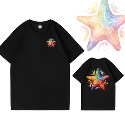 Rainbow Starfish Cotton Tee