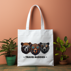 Travel Buddies Canvas Bag