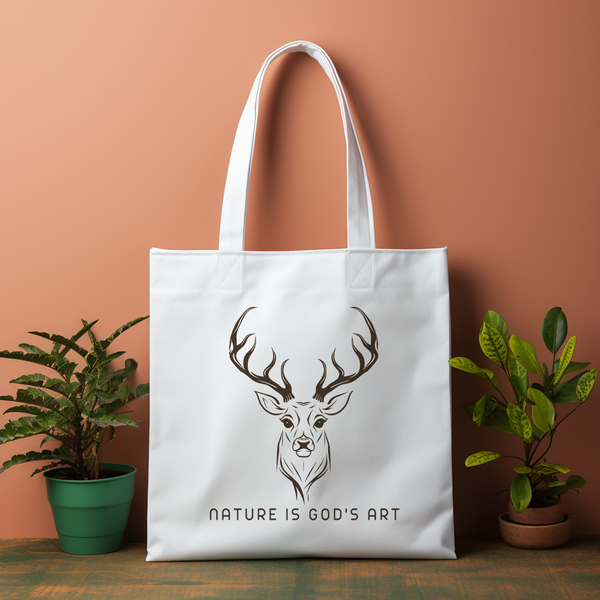 Nature is God‘s Art Canvas Bag