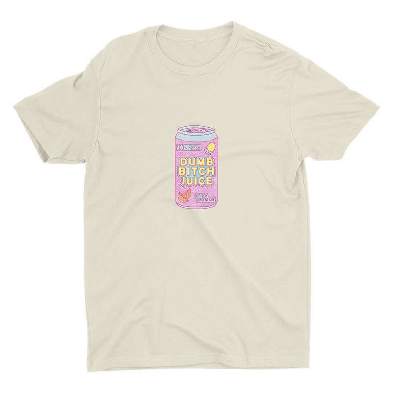 100% DUMB JUICE Printed Cotton Tee