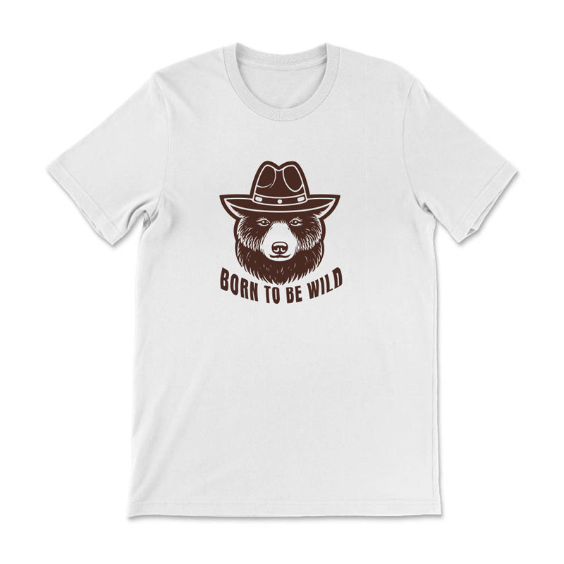 Born To Be Wild Bear Cotton Tee