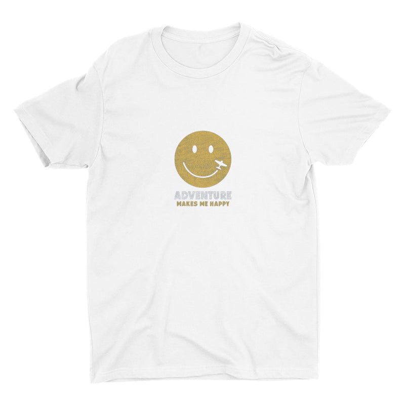 Adventure Makes Me Happy  Cotton Tee