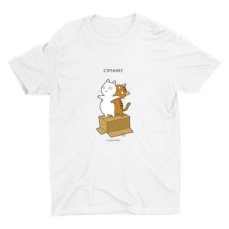 "CATANIC" Funny Animals Printed Cotton Tee