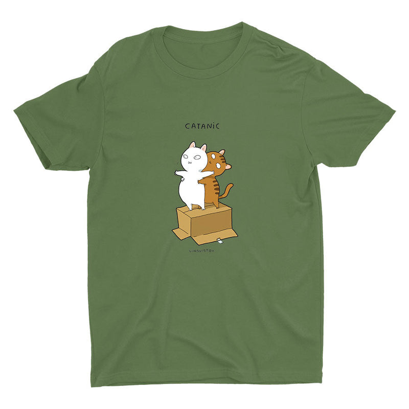 "CATANIC" Funny Animals Printed Cotton Tee