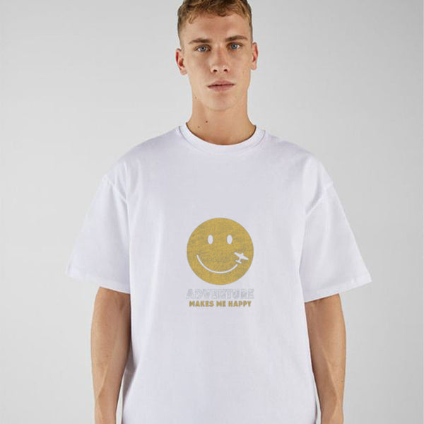 Adventure Makes Me Happy  Cotton Tee