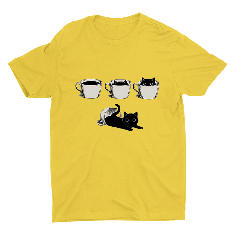 "A Cup Of Cat" Cotton Tee