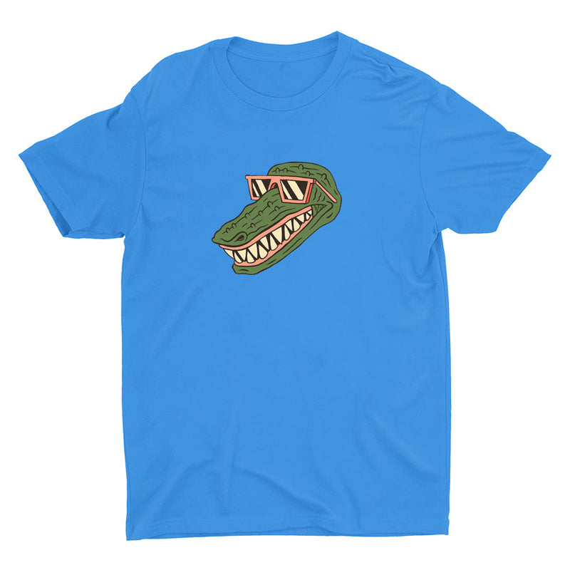 A Crocodile With Sunglasses Cotton Tee