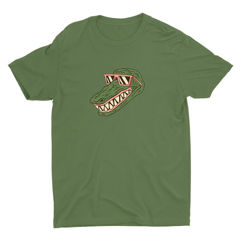 A Crocodile With Sunglasses Cotton Tee