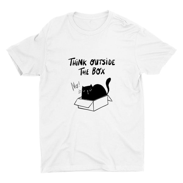 "Think Outside The Box" Cotton Tee