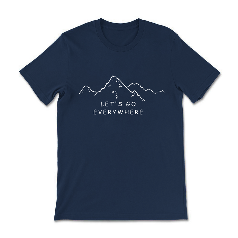 Let's Go Everywhere Cotton Tee