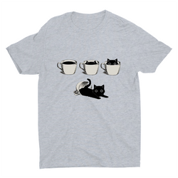 "A Cup Of Cat" Cotton Tee