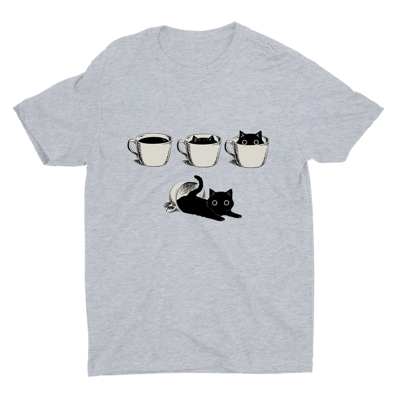 "A Cup Of Cat" Cotton Tee