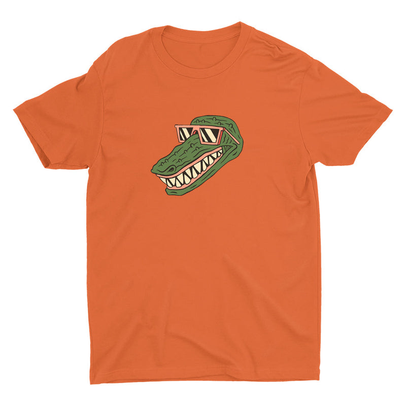 A Crocodile With Sunglasses Cotton Tee