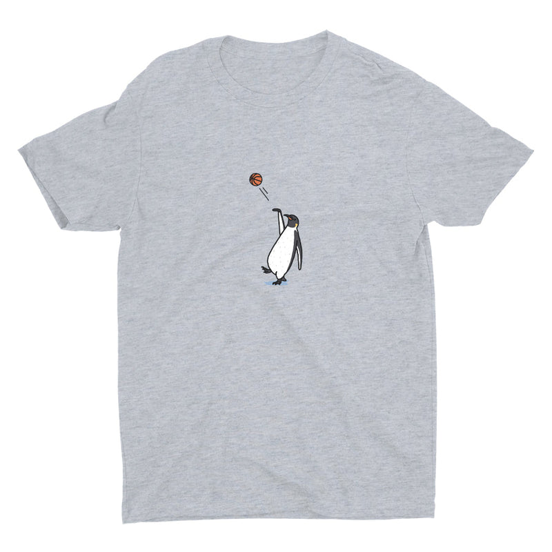 A penguin throwing a basketball Cotton Tee