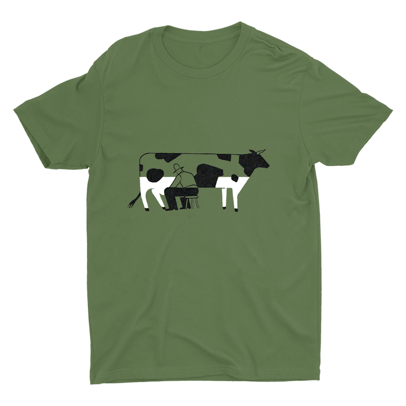 A Cow-Shaped Bottle? Cotton Tee