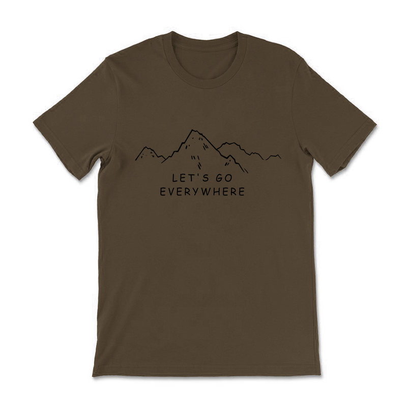 Let's Go Everywhere Cotton Tee