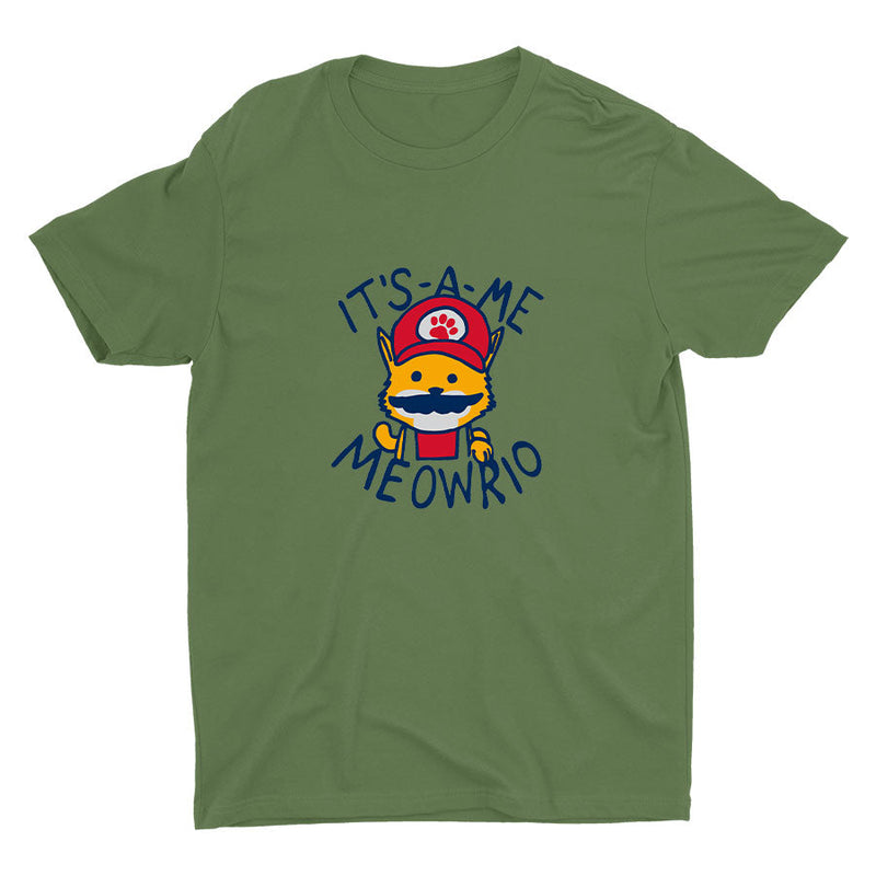 "It's A Me" Printed Cotton Tee