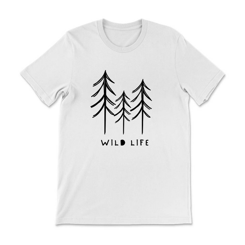 Simple Wild Life Cotton Tee