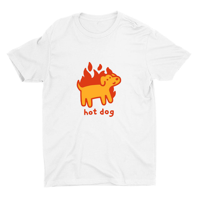 "Hot" Dog Cotton Tee