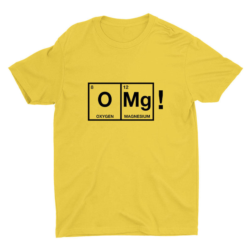 "O MG" Funny Print Cotton Tee