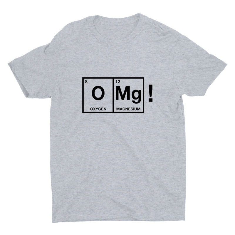 "O MG" Funny Print Cotton Tee