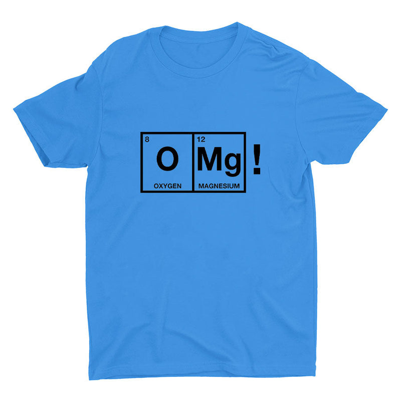 "O MG" Funny Print Cotton Tee