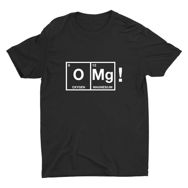 "O MG" Funny Print Cotton Tee